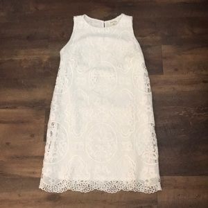 White lace dress